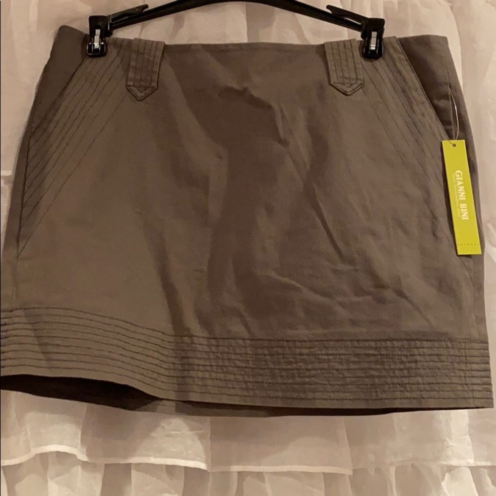 Grey Mini Skirt